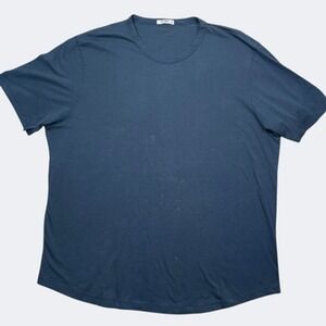 Buck Mason Shirt Mens 2XL Blue Supima Crewneck Tee Made In USA BM11007.101 NWOT